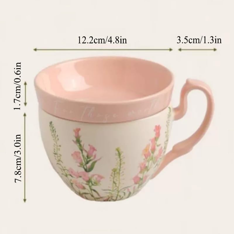 Vintage Rustic Coffee Cup & Saucer Set