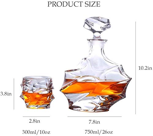 7-Piece Vintage Wine Decanter & Glassware Set