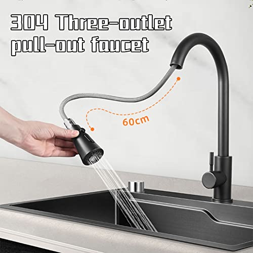 Stainless Steel Single-Bowl Workstation Kitchen Sink Set