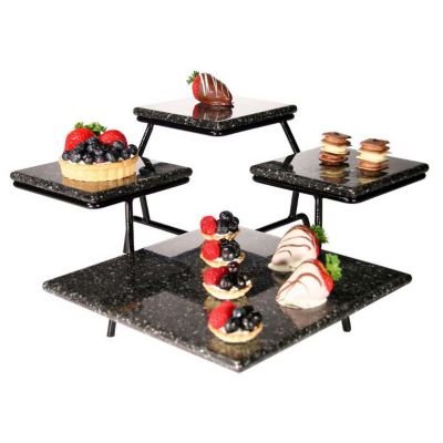 Melamine Platter & Square Bowl Display Set