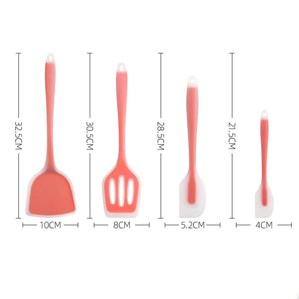 Non-Stick Translucent Silicone Cooking Utensil Set