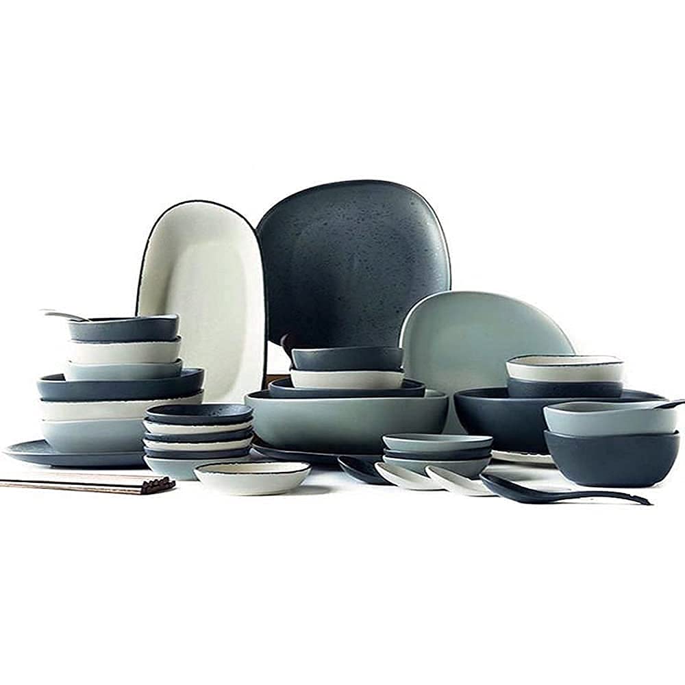 Nordic Reactive Glaze Ceramic Dinnerware Set