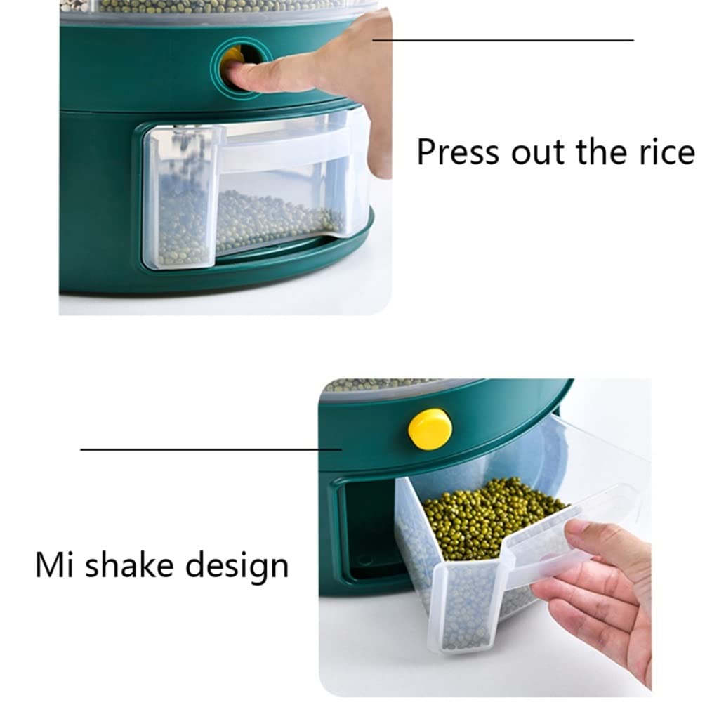 10kg Rotating Kitchen Food Storage Container