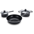 3-Piece Non-Stick Wok & Cooking Pot Set with Lids