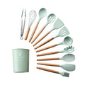 Non-Stick Silicone Cooking Utensil Set with Storage Box