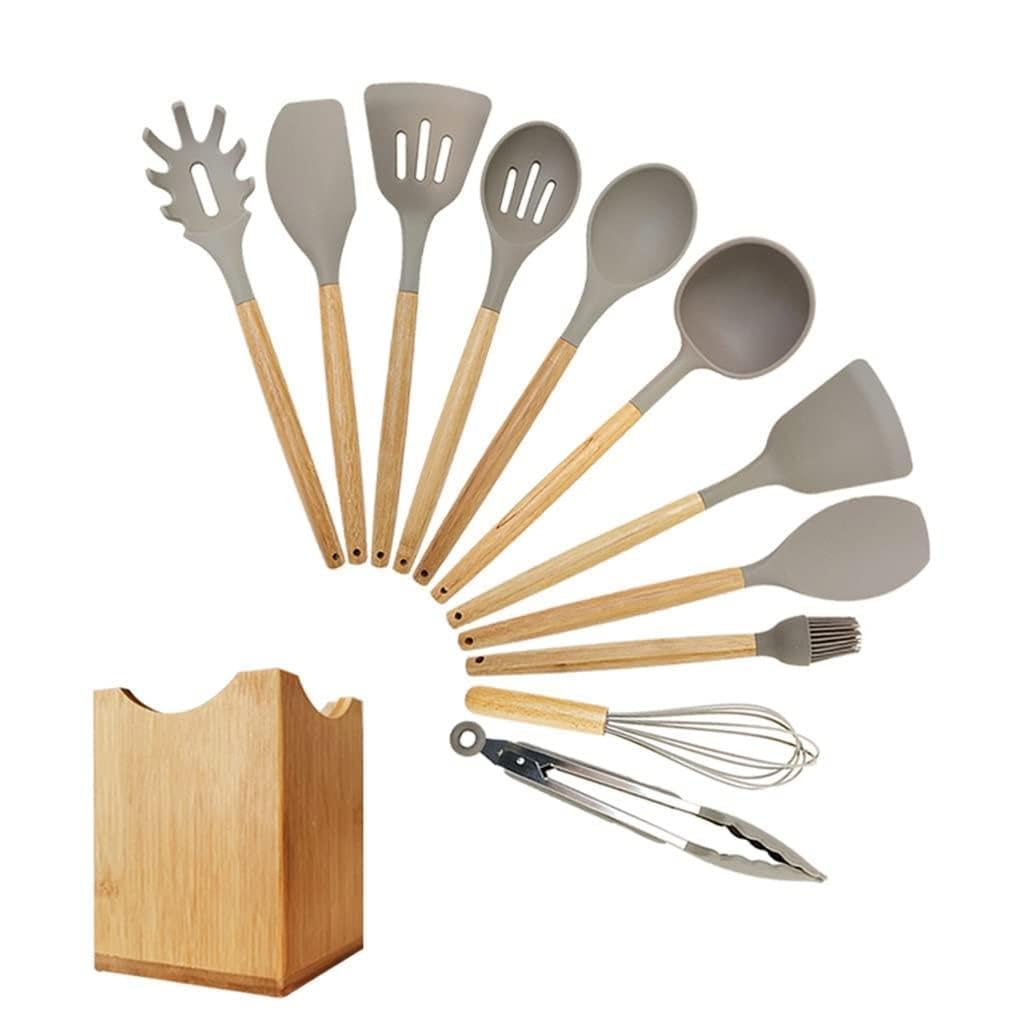 Large Silicone Spoon & Spatula Utensil Set