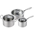 6-Piece Stainless Steel Cookware Set