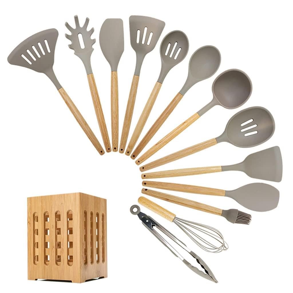 Large Silicone Spoon & Spatula Utensil Set
