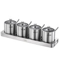 3-Piece Stainless Steel Spice Rack Set