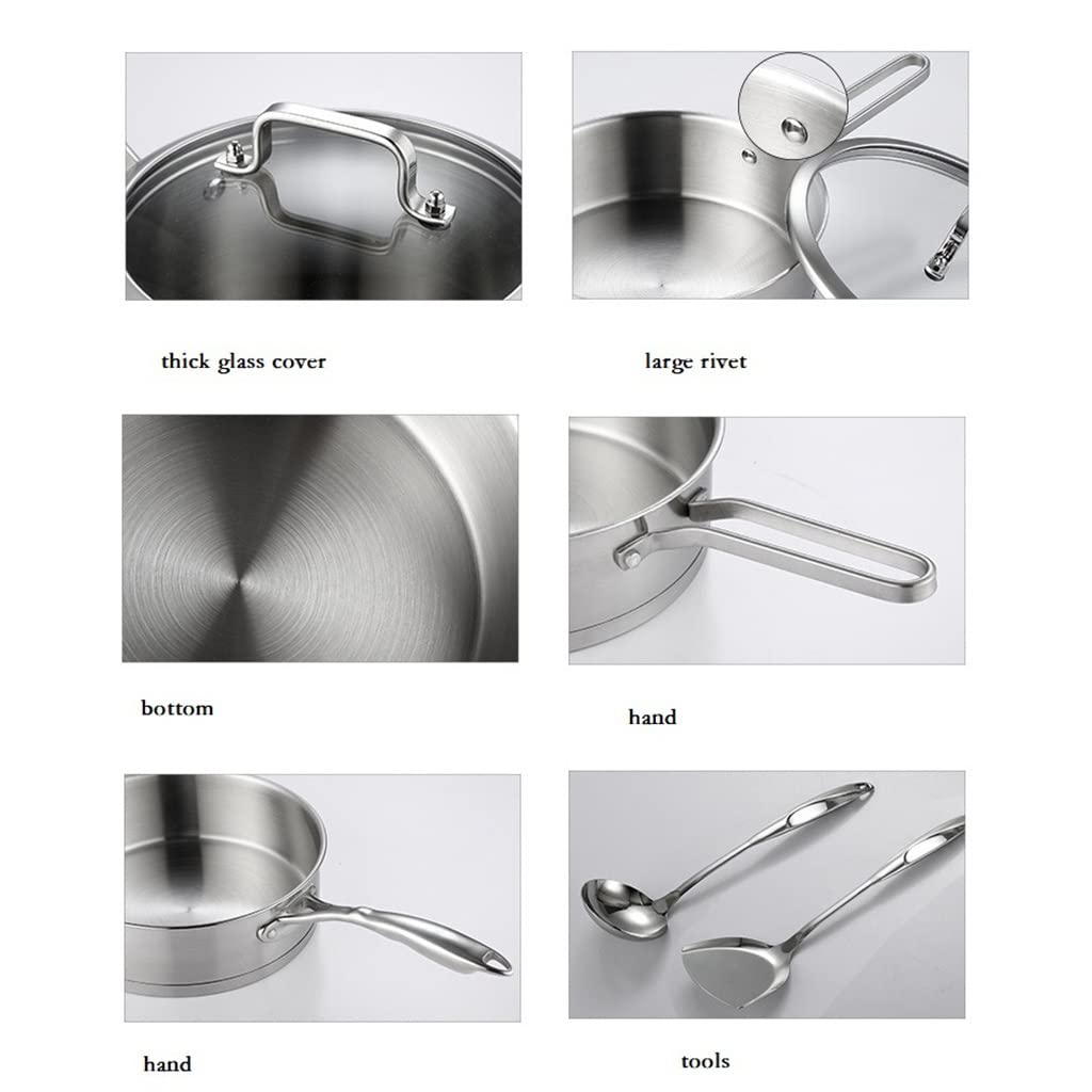 6-Piece Stainless Steel Cookware Set