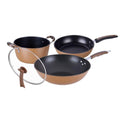 3-Piece Non-Stick Stone Cookware Set