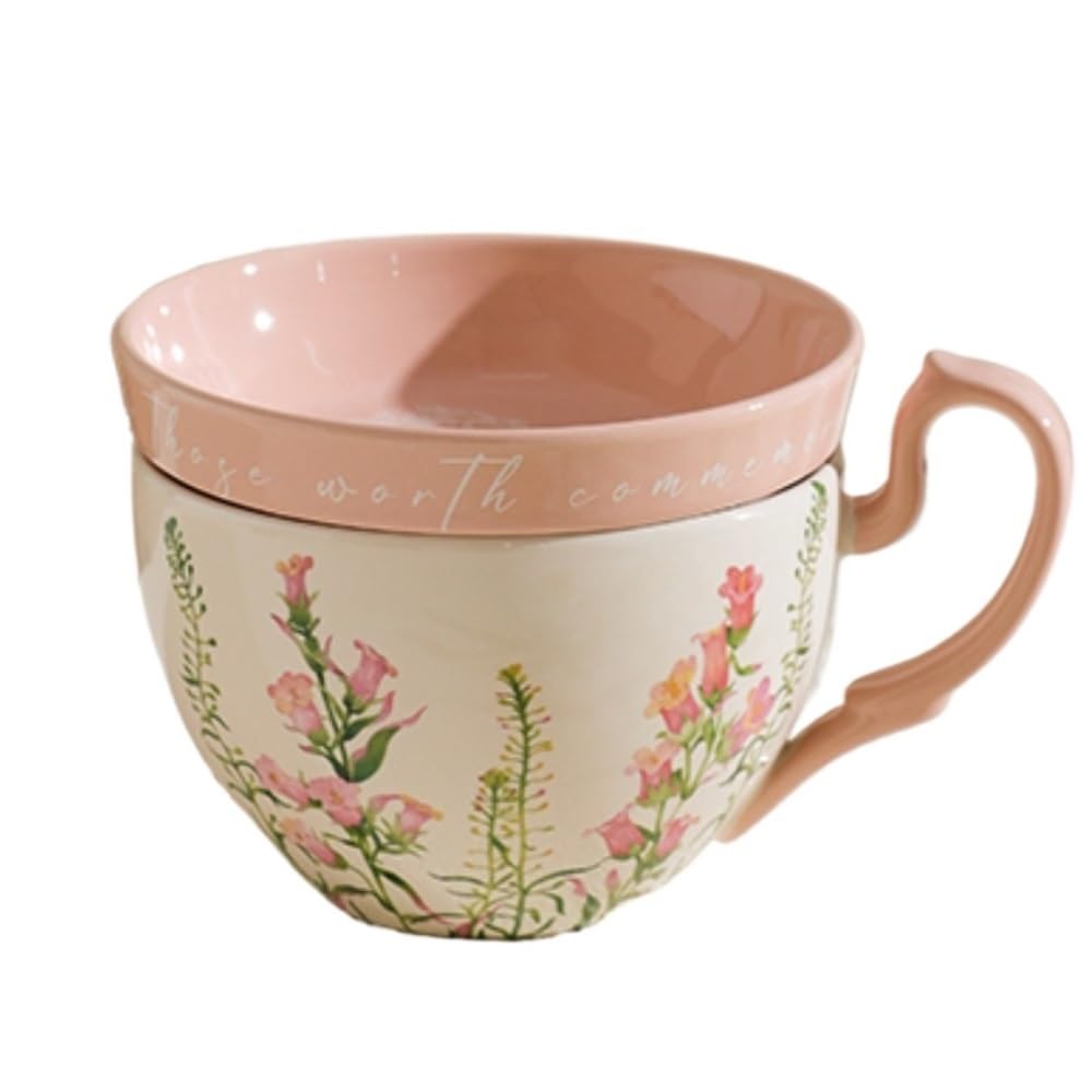 Vintage Rustic Coffee Cup & Saucer Set