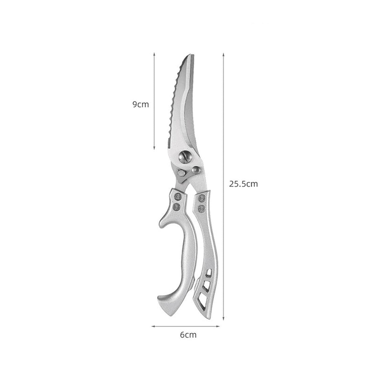 Stainless Steel Multi-Function Poultry Kitchen Scissors