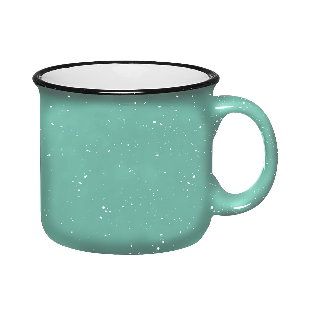 15 oz Retro Granite Ceramic Coffee Mug