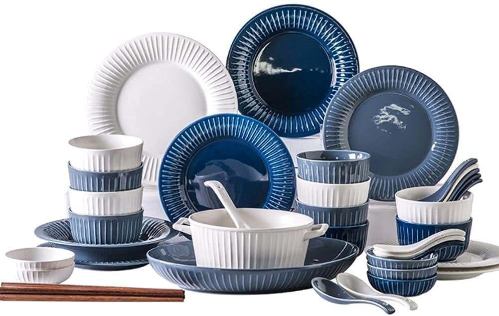 20-Piece Colorful Porcelain Dinnerware Set
