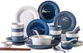 20-Piece Colorful Porcelain Dinnerware Set