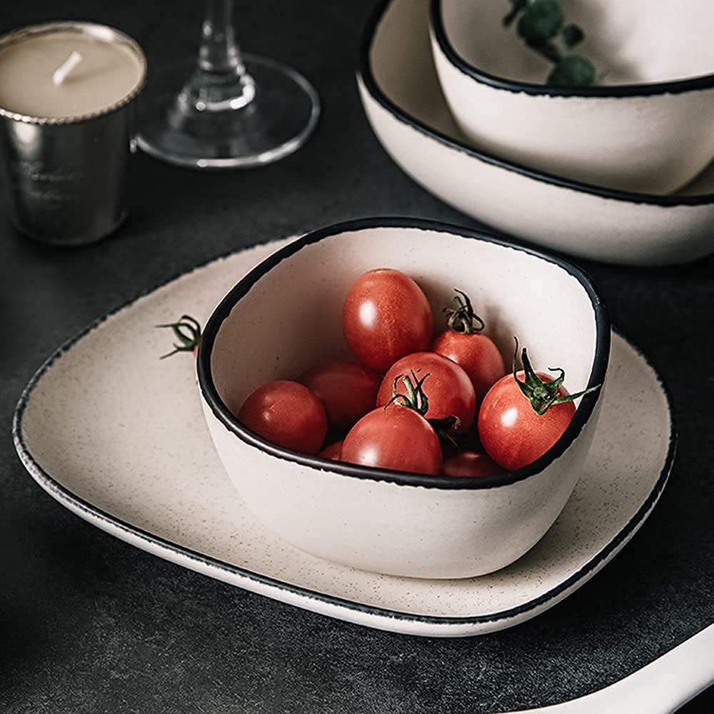Nordic Reactive Glaze Ceramic Dinnerware Set