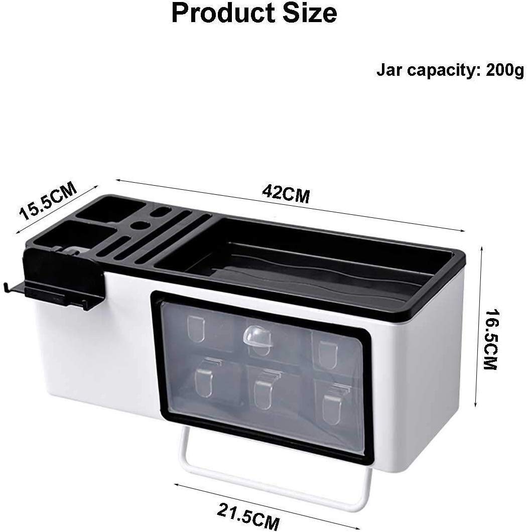 Wall-Mounted Spice Organizer Rack