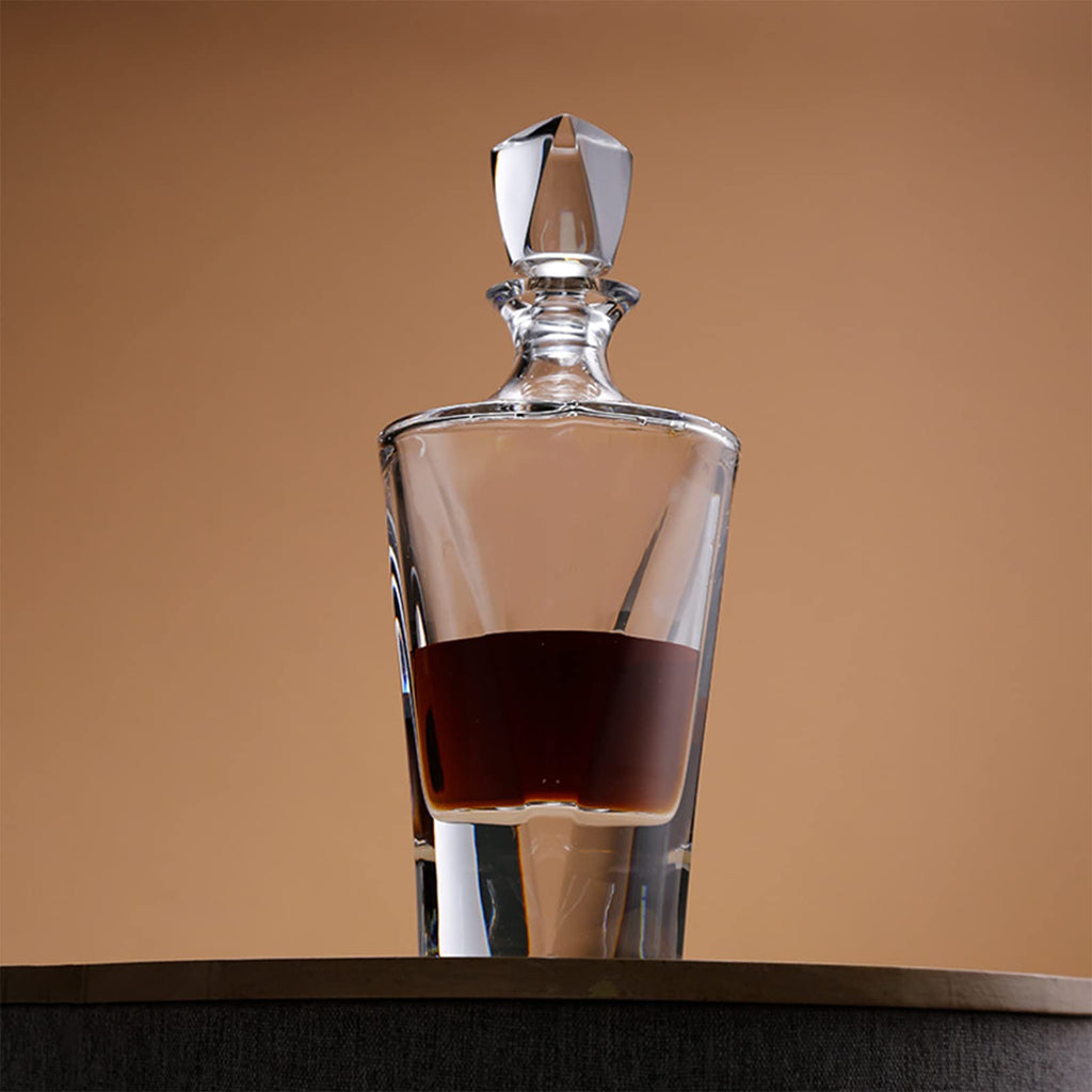 Square Crystal Whiskey Glass & Decanter Set