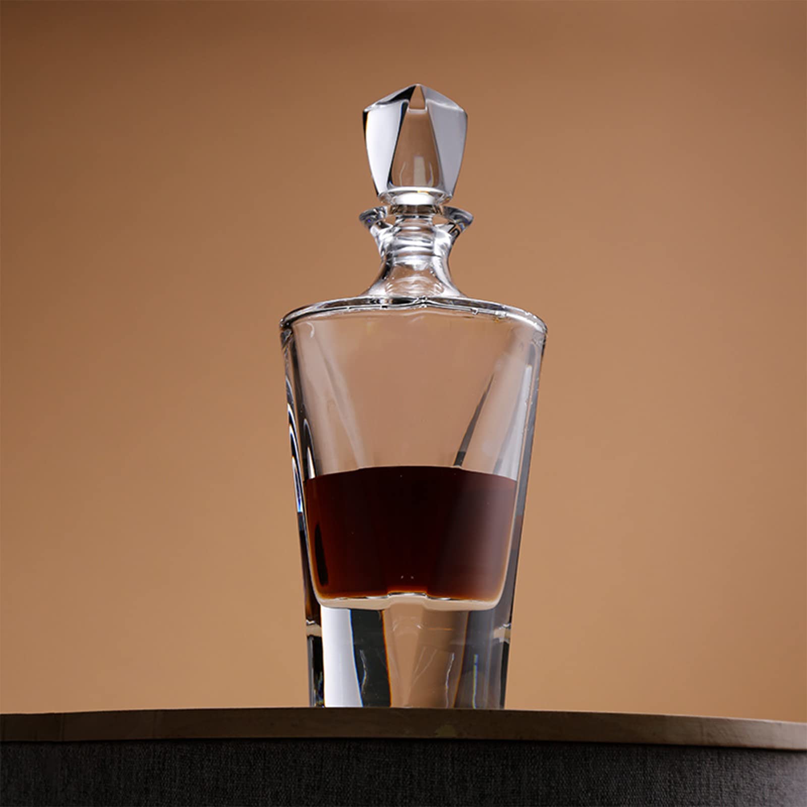 Square Crystal Whiskey Glass & Decanter Set
