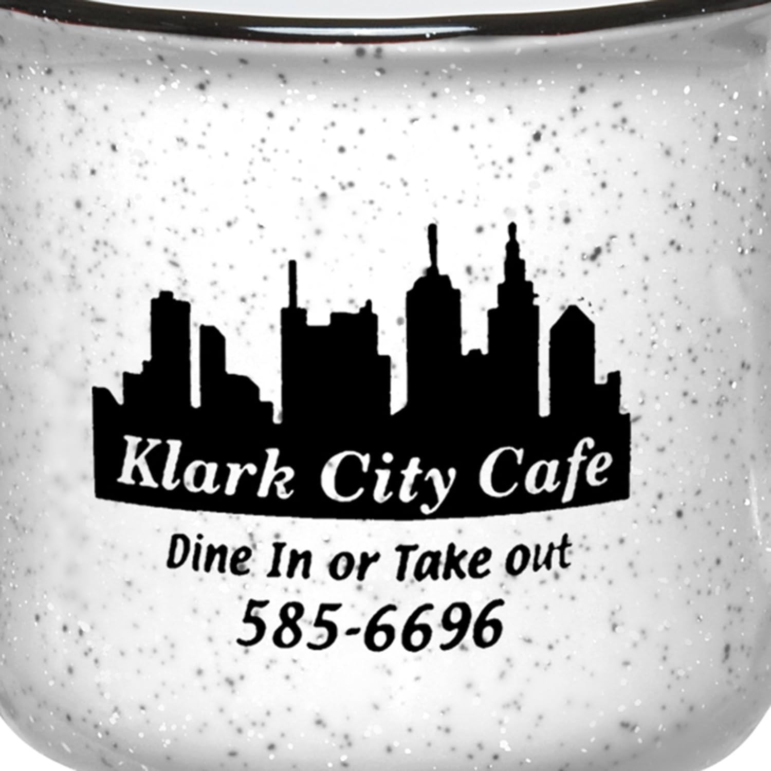 15 oz Retro Granite Ceramic Coffee Mug