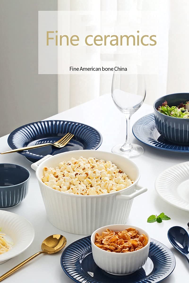 20-Piece Colorful Porcelain Dinnerware Set