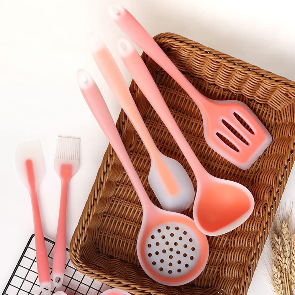 Non-Stick Translucent Silicone Cooking Utensil Set