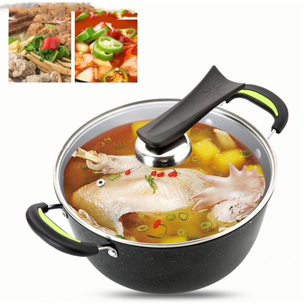 Kitchenware Wheat Stone Non-stick Pan Frying Wok Set Three-piece Household