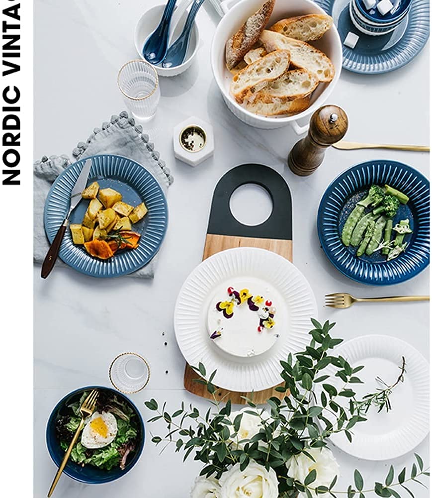 20-Piece Colorful Porcelain Dinnerware Set
