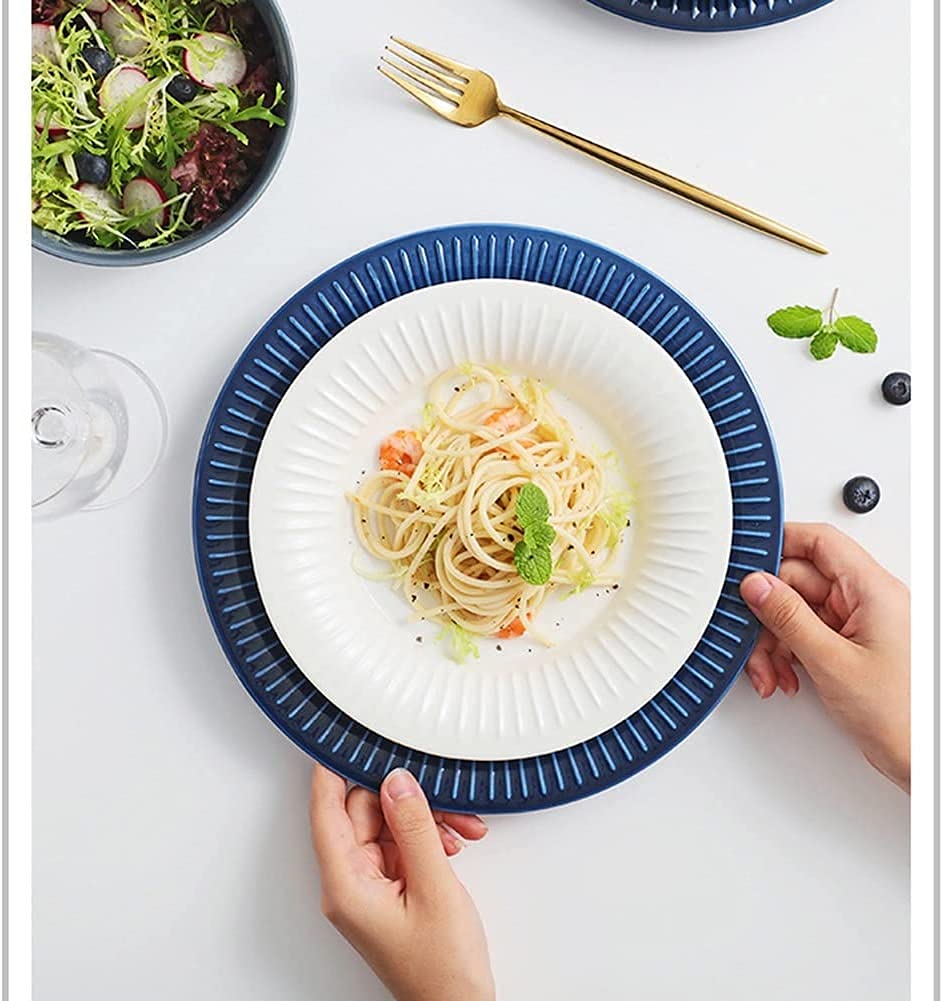 20-Piece Colorful Porcelain Dinnerware Set