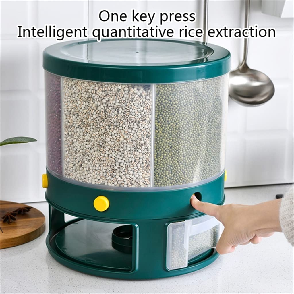 10kg Rotating Kitchen Food Storage Container