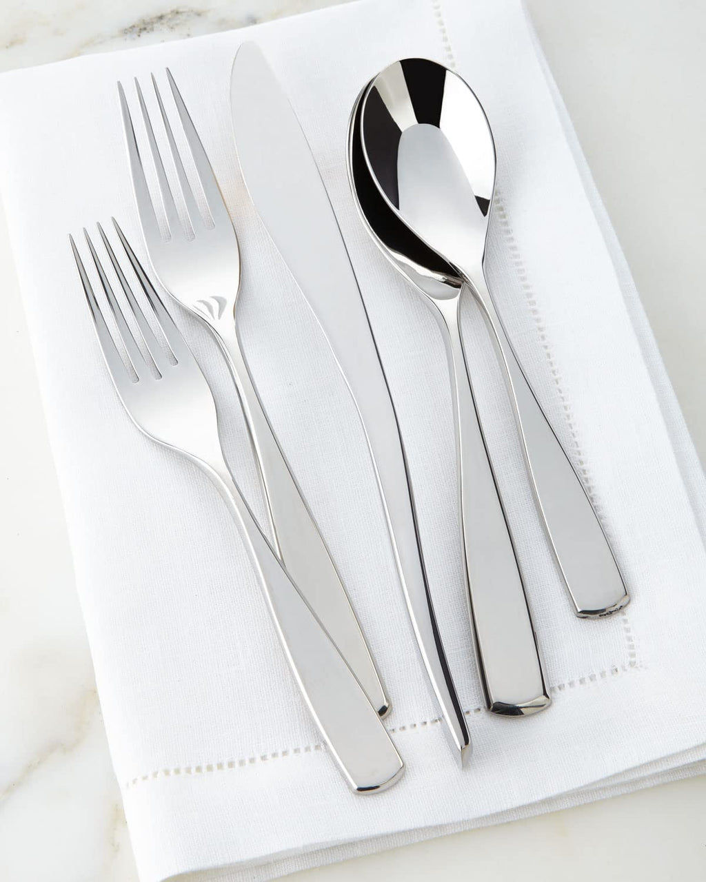 45-Piece Stainless Steel Flatware Set for 8