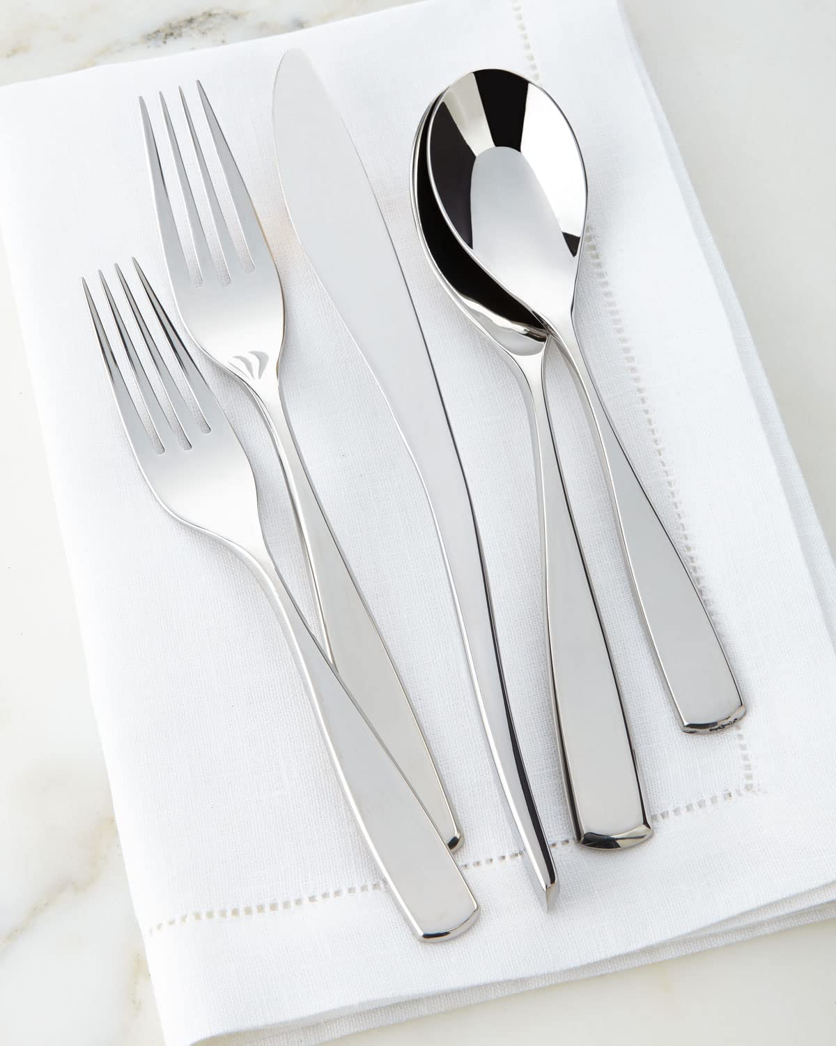 45-Piece Stainless Steel Flatware Set for 8