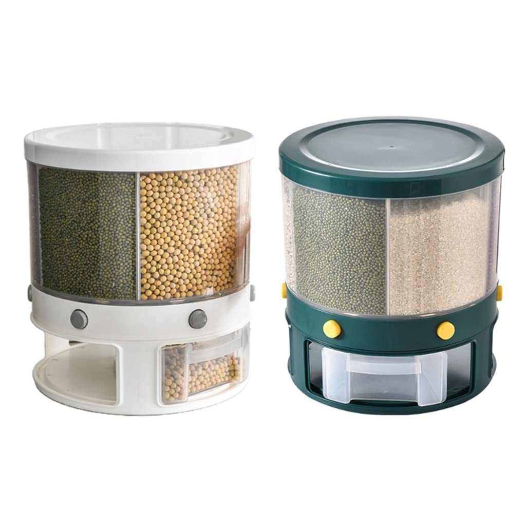 10kg Rotating Kitchen Food Storage Container