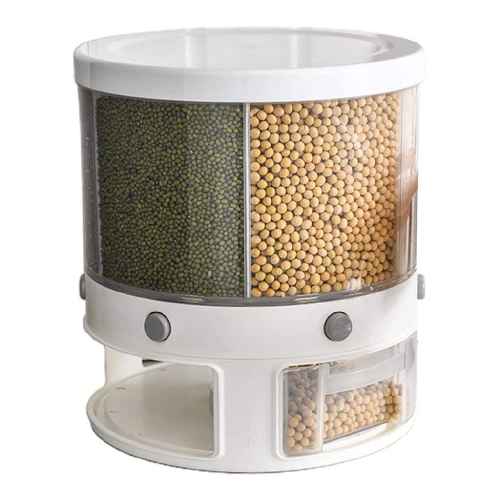 10kg Rotating Kitchen Food Storage Container