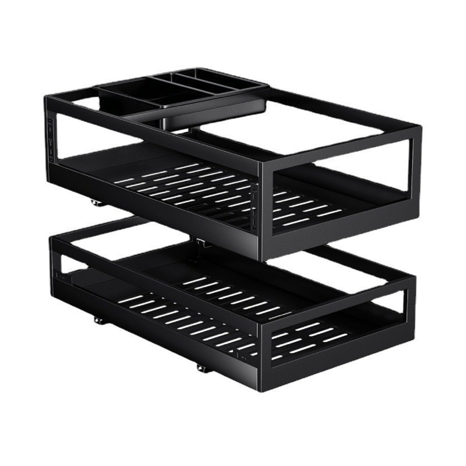 Pull-Out Blind Corner Cabinet Organizer Rack