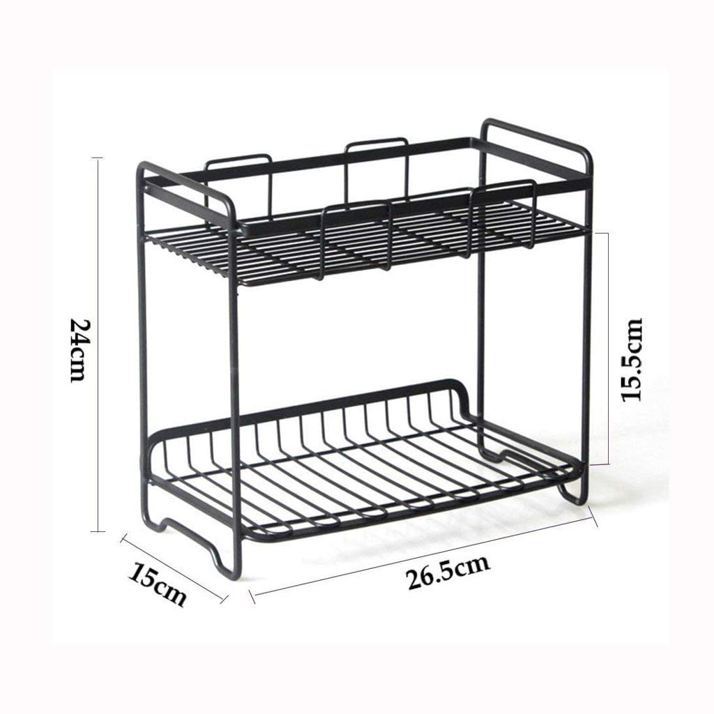 2-Tier Detachable Spice Rack Organizer