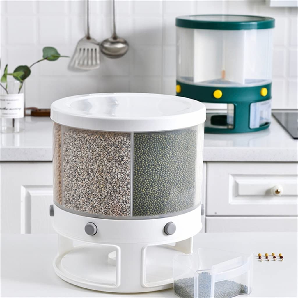 10kg Rotating Kitchen Food Storage Container
