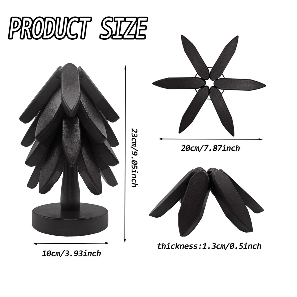 Natural Wooden Trivets for Hot Dishes