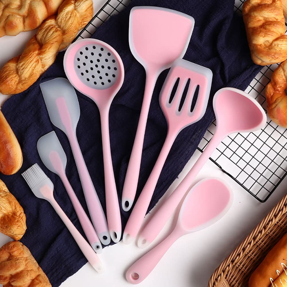 Non-Stick Translucent Silicone Cooking Utensil Set