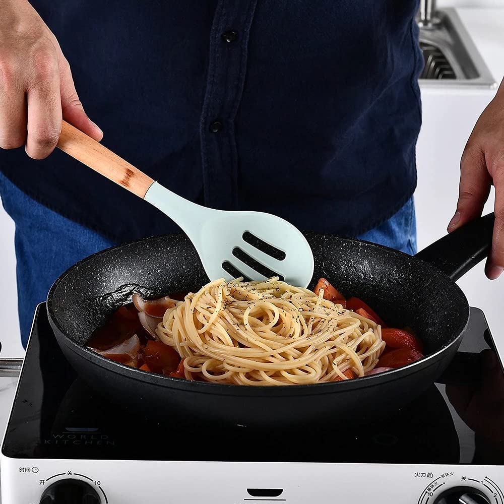 Non-Stick Silicone Cooking Utensil Set with Storage Box
