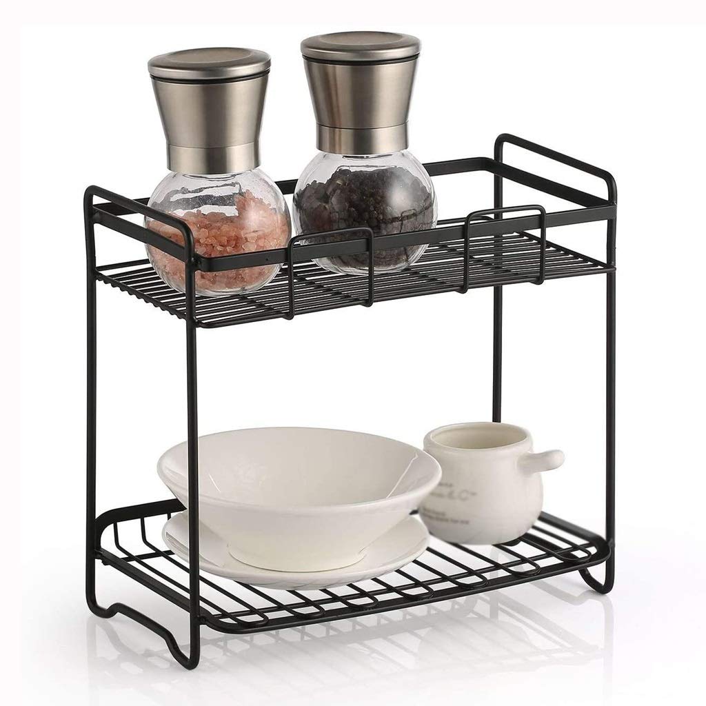 2-Tier Detachable Spice Rack Organizer