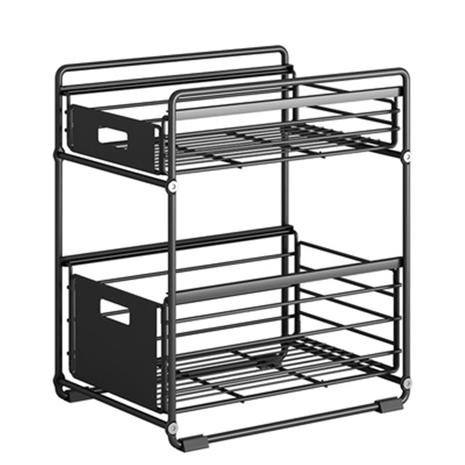 2-Tier Under Sink Organizer with Sliding Baskets
