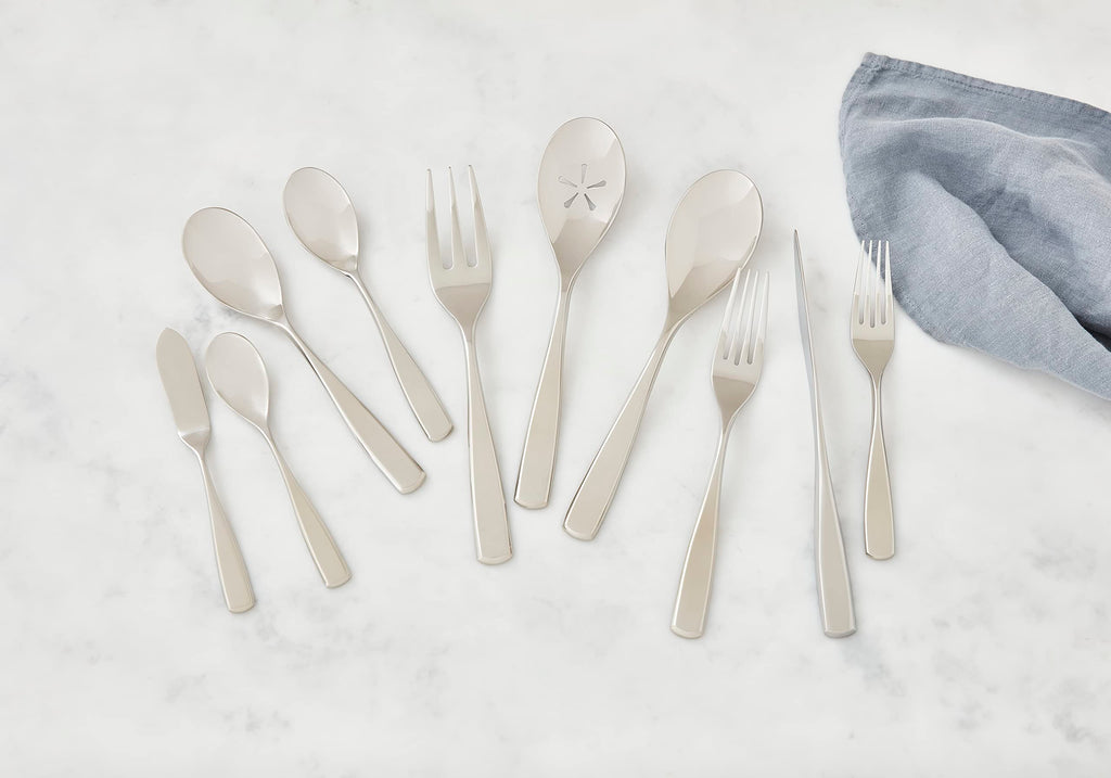 45-Piece Stainless Steel Flatware Set for 8