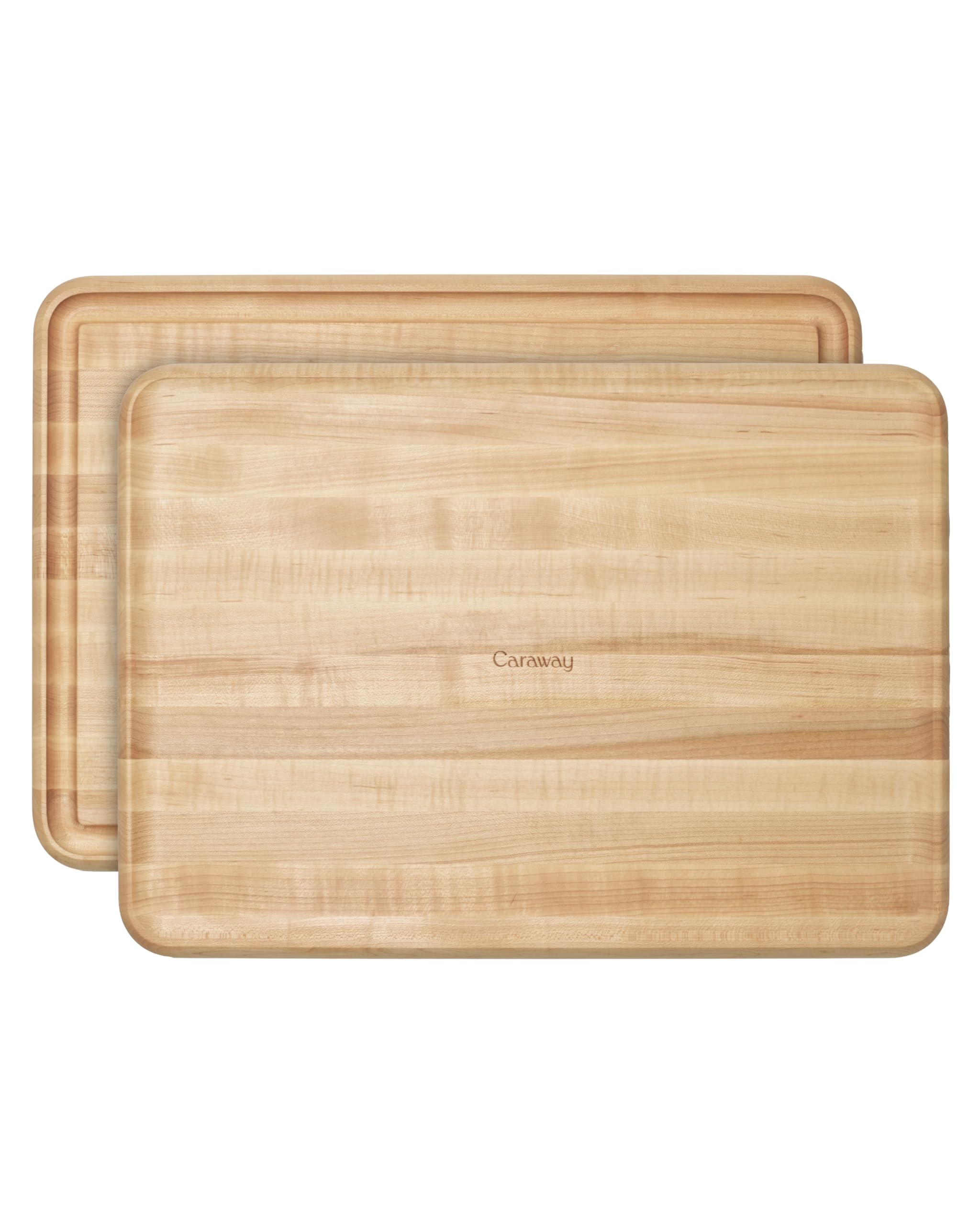 Caraway Prep and Serve Butcher Block, Wood Cutting Board for Kitchen