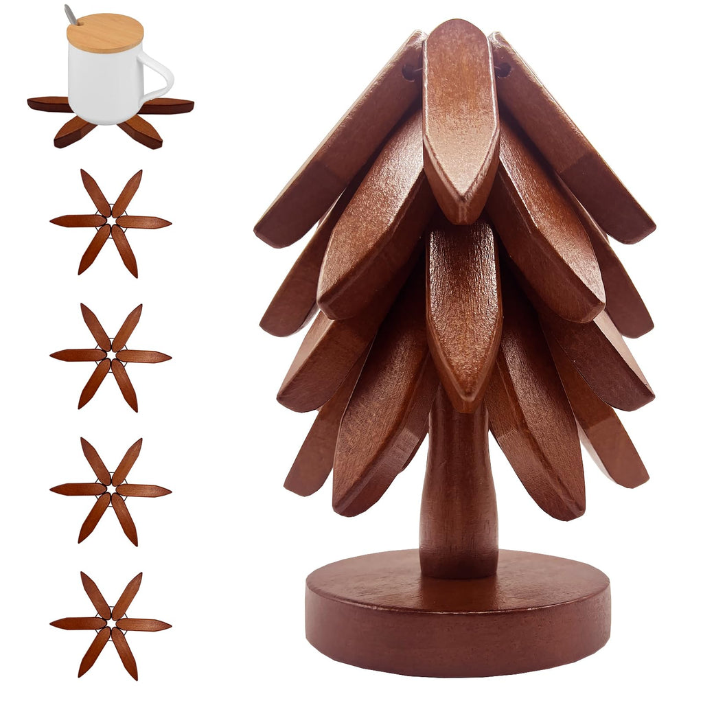 Natural Wooden Trivets for Hot Dishes