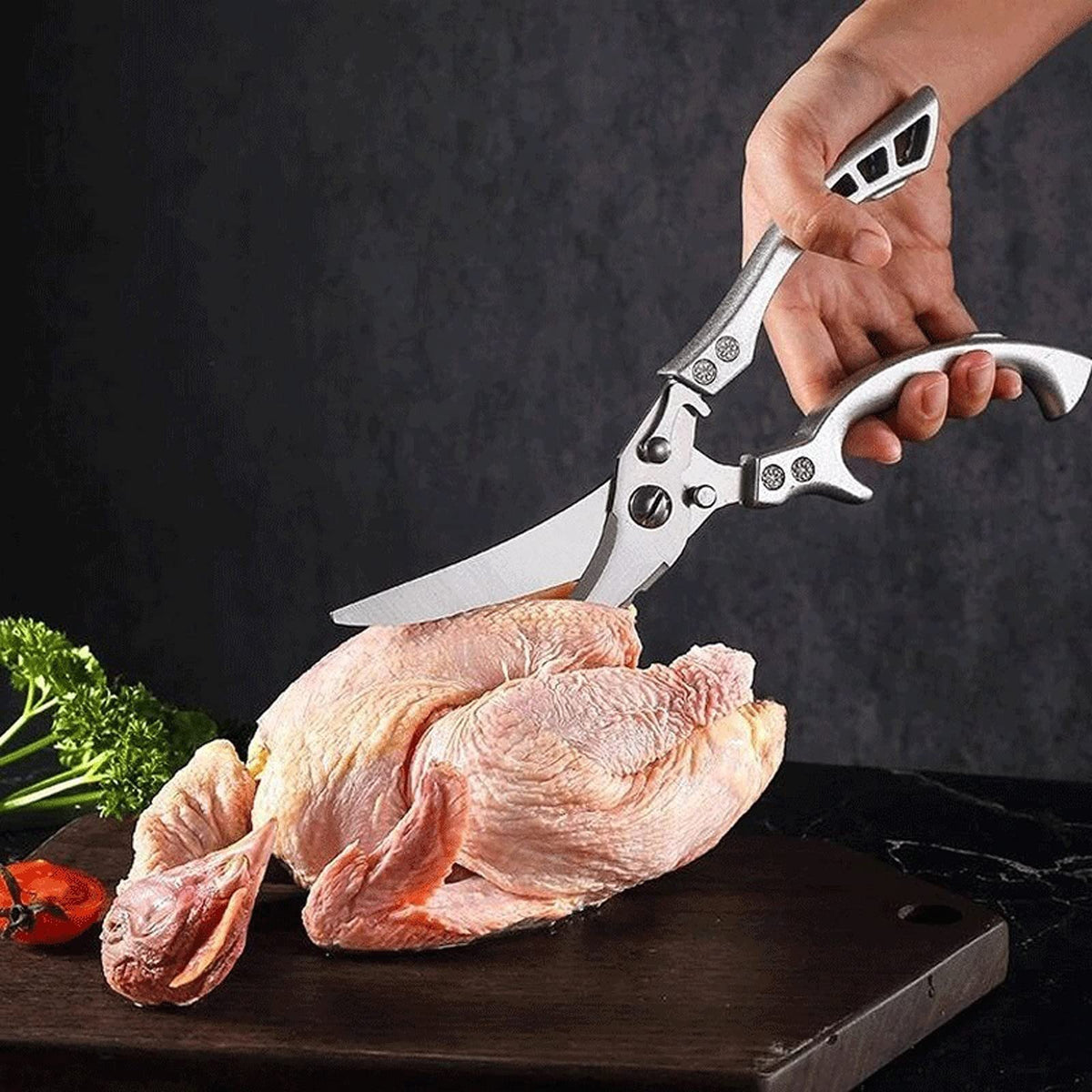 Stainless Steel Multi-Function Poultry Kitchen Scissors