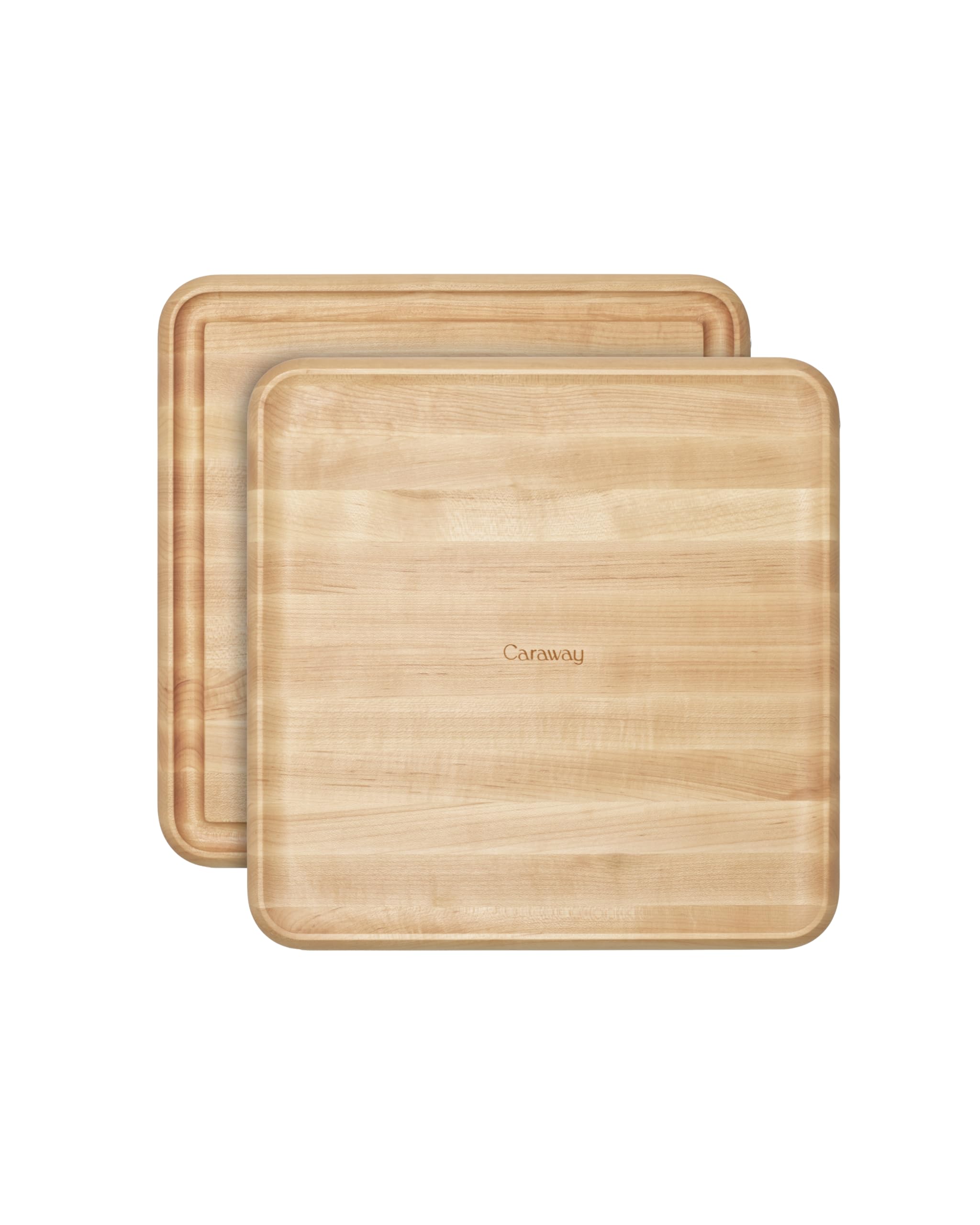 Caraway Prep and Serve Butcher Block, Wood Cutting Board for Kitchen