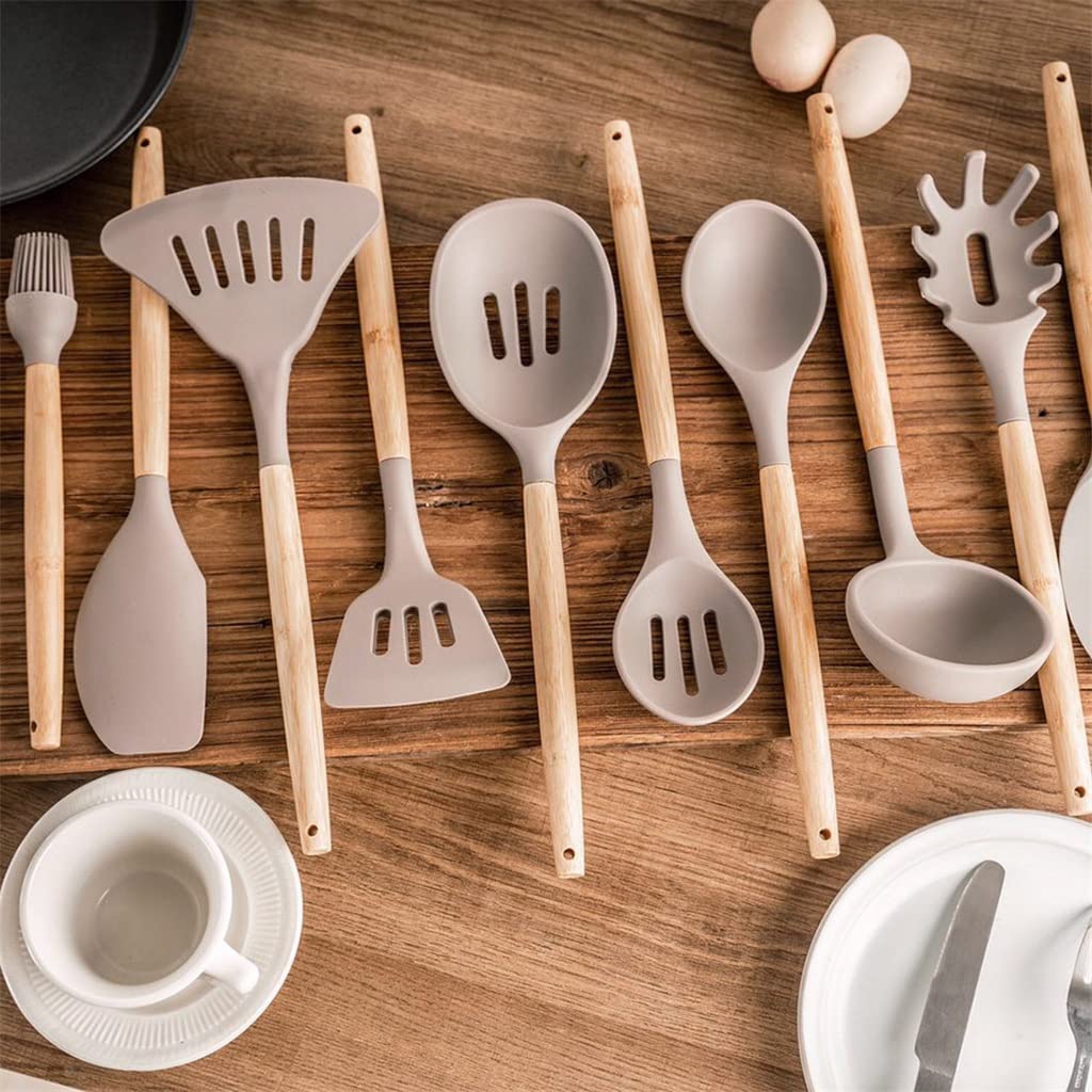 Large Silicone Spoon & Spatula Utensil Set