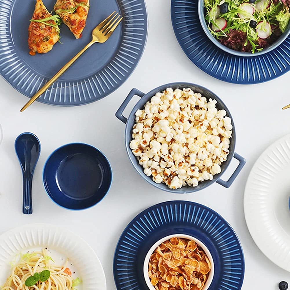 20-Piece Colorful Porcelain Dinnerware Set
